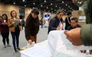 Fotografía de archivo, tomada el pasado 8 de marzo, durante las elecciones primarias de partidos en Colombia, en Bogotá (Colombia).