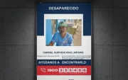 Cartel de búsqueda difundido por la familia de Raúl Arturo Carriel Hurtado, de 76 años, desaparecido en Milagro el 16 de marzo de 2026.