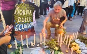 El colectivo La Fragua convocó una actividad para rendir homenaje a Monika Silva como compañera activista anticorrupción.