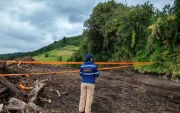 Control. Los inspectores de la AMC recorrieron el predio afectado en Guamaní, en donde el dueño taló 70 árboles nativos.