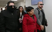 Amanda y Tamia Villavicencio llegaron a la audiencia preparatoria de juicio, que se desarrolló este 19 de junio de 2026 en el Complejo Judicial Norte de Quito.