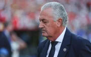 Gustavo Alfaro, DT de Paraguay, en la victoria sobre Turquía, en el Mundial 2026.