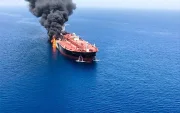 Una de las embarcaciones que fue atacada en el estrecho de Ormuz en el pasado.