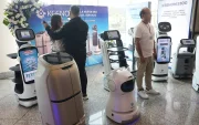 La presentación de los robots Keenon.