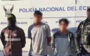 Policía Nacional detuvo en Yaruquí a dos presuntos integrantes de Los Lobos durante operativo Atlas 091 con varios indicios incautados.