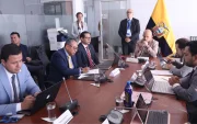 Andrés Castillo (ADN) preside la Comisión de Seguridad durante la ausencia temporal de la asambleísta Inés Alarcón (ADN).