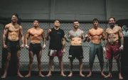 Chito Vera entrena en una sesión junto al peleador de peso pluma Diego Lopes.