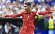 Cristiano Ronaldo reacciona en el duelo entre Portugal y Uzbekistán, en el Mundial 2026.