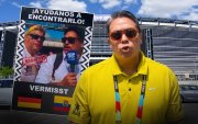 Diego Arcos recorre Estados Unidos con la esperanza de encontrar al aficionado alemán que marcó una de las historias virales de Rusia 2018.