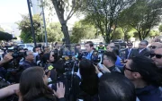El primer vicepresidente de la Asamblea, Esteban Torres, durante su llegada a la Fiscalía para presentar el recurso relacionado con el caso Progen.