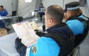 Instituciones municipales y organismos de emergencia coordinan acciones durante el simulacro nacional por riesgo volcánico en Quito.