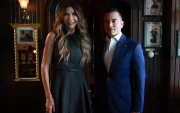 La enviada especial para el Escudo de las Américas, Kristi Noem, y el presidente de Ecuador, Daniel Noboa.