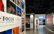 Fotografía del 22 de junio de la sección 'En Foco', una exhibición en el Museo de la Exploración de la NatGeo, el nuevo museo de la National Geographic en Washington.