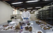 Las excavaciones en el Parque Arqueológico Rumipamba continúan revelando vestigios.