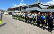El equipo de bomberos de Guayaquil está integrado por 11 mujeres y 50 hombres.