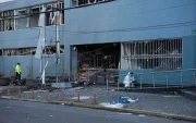 El edificio de la Arcom resultó afectado por la explosión de este 29 de junio de 2026.