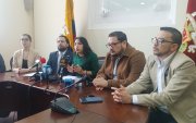 Marisol Peñaloza, alcaldesa (s) de Cuenca, encabezó una reunión con los siete asambleístas de Azuay y marcaron una agenda conjunta.