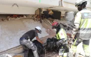 Los bomberos de Guayaquil han aportado en los rescates en Venezuela.