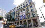 EL NUEVO PREFECTO DEL GUAYAS, CARLOS LUIS MORALES, DA SU PRIMERA RUEDA DE PRENSA ANTE LOS MEDIOS Y DEJA EN CLARO CÓMO RECIBE EL EDIFICO DE LA FREFECTURA. PERIODISTA: ALFONSO ALBAN FECHA: 20/05/2019 Agencia (ag-extra).