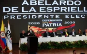 Abelardo de la Espriella habla tras recibir su credencial como presidente.