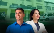 Referencial. Luisa González y Jaime Estrada, precandidatos a la Prefectura de Manabí rumbo a las elecciones seccionales de 2026.