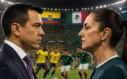 Ecuador y México mantiene un conflicto diplomático que se vio reflejado en el Mundial de Fútbol.