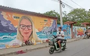 Mural. Se ha convertido en un punto de encuentro para recordar el legado de Monika Silva.