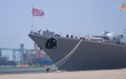 China y Rusia comenzaron este lunes en un puerto militar de la ciudad china de Qingdao (este) los ejercicios navales conjuntos 'Interacción Marítima 2026', que se desarrollarán en aguas del mar Amarillo y del Pacífico.