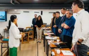 Gilda Alcívar se reunió con representantes del Colegio de Arquitectos del Ecuador para revisar los avances del proyecto del nuevo Museo Nacional del Ecuador.