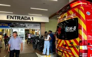 El centro comercial cerró sus puertas tras la balacera.