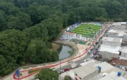El parque lineal fue entregado oficialmente por el Municipio de Guayaquil.