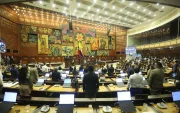 Sesión de la Asamblea Nacional en el Palacio Legislativo.