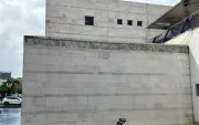 Un tramo de la fachada del MAAC, en Guayaquil.