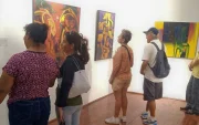 En la Casa de la Cultura, núcleo de Guayas, se realiza la exposición "Cartología Ancestral", del artista plástico visual Persi Izquierdo.