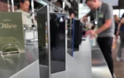 Los Galaxy Z Fold 7 en el Galaxy Unpacked 2025, el evento en el que Samsung presentó su anterior generación de teléfonos plegables.