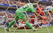Unai Simón vio su récord caer ante Bélgica en el Mundial 2026.