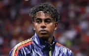 Lamine Yamal en el primer partido del Mundial