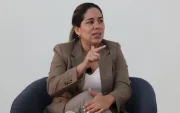 Mónica Luzárraga es una abogada que busca la candidatura para alcaldesa de Guayaquil.