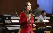 Mónica Palacios sustentó la acusación contra Inés Manzano durante el inicio del juicio político en la Comisión de Fiscalización.