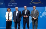 Representantes del espectro político del centro-derecha de Europa e Iberoamérica se citaron este miércoles en Madrid.