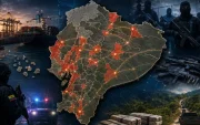 Ecuador identificó 45 cantones clave donde el crimen organizado disputa rutas de droga y armas.