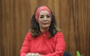 Fotografía de archivo del 18 de febrero de 2020 que muestra a la actriz mexicana Elsa Aguirre