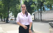 Carla Larrea, precandidata a la alcaldía de Quito por el movimiento CREO.