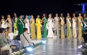 Las candidatas a Miss Universo Ecuador 2026 en el balneario de Ballenita en donde arrancó el certamen