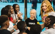 Shakira y Ghetto Kids se reunieron en Nueva York antes de la final del Mundial.