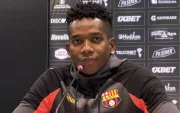 Tomás Rodríguez brindó sus primeras palabras como jugador de Barcelona SC el viernes 17 de julio.