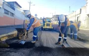 Trabajos de renovación avanzan en la avenida Galo Plaza Lasso, donde el Municipio ejecuta obras viales que cambiarán la movilidad del norte de Quito.
