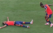 Lamine Yamal y Nico Williams celebran el título de España.