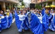 Arte. Cientos de artistas participaron de las presentaciones durante la feria.