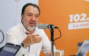 Pabel Muñoz, alcalde de Quito, durante el programa Frecuencia Quiteña este 20 de julio de 2026.